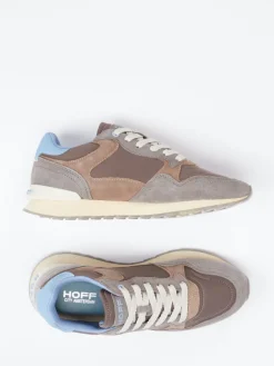 Damen THE HOFF BRAND – Sneaker Amsterdam aus Veloursleder und Textil