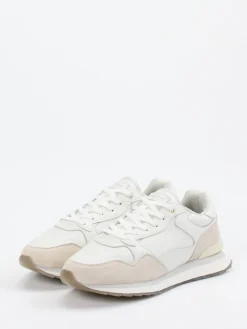 Damen THE HOFF BRAND – Sneaker aus Lamm- und Veloursleder Offwhite