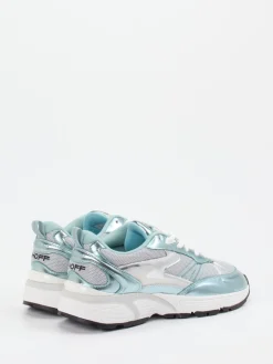 Damen THE HOFF BRAND – Sneaker aus Metallicleder Eis