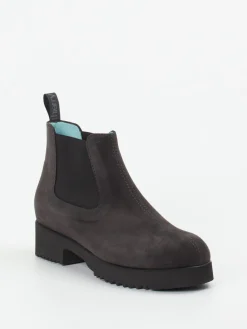 Damen Thierry Rabotin – Chelsea Boots aus Veloursleder anthrazit
