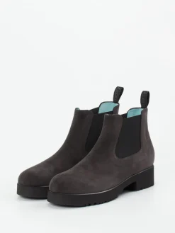 Damen Thierry Rabotin – Chelsea Boots aus Veloursleder anthrazit
