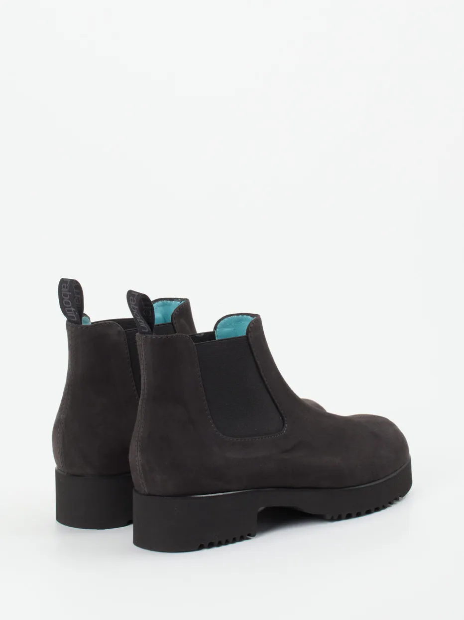 Damen Thierry Rabotin – Chelsea Boots aus Veloursleder anthrazit
