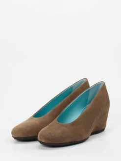 – Keilpumps aus Veloursleder*Thierry Rabotin Clearance