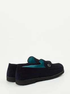 – Loafer aus Veloursleder Dunkel*Thierry Rabotin Outlet