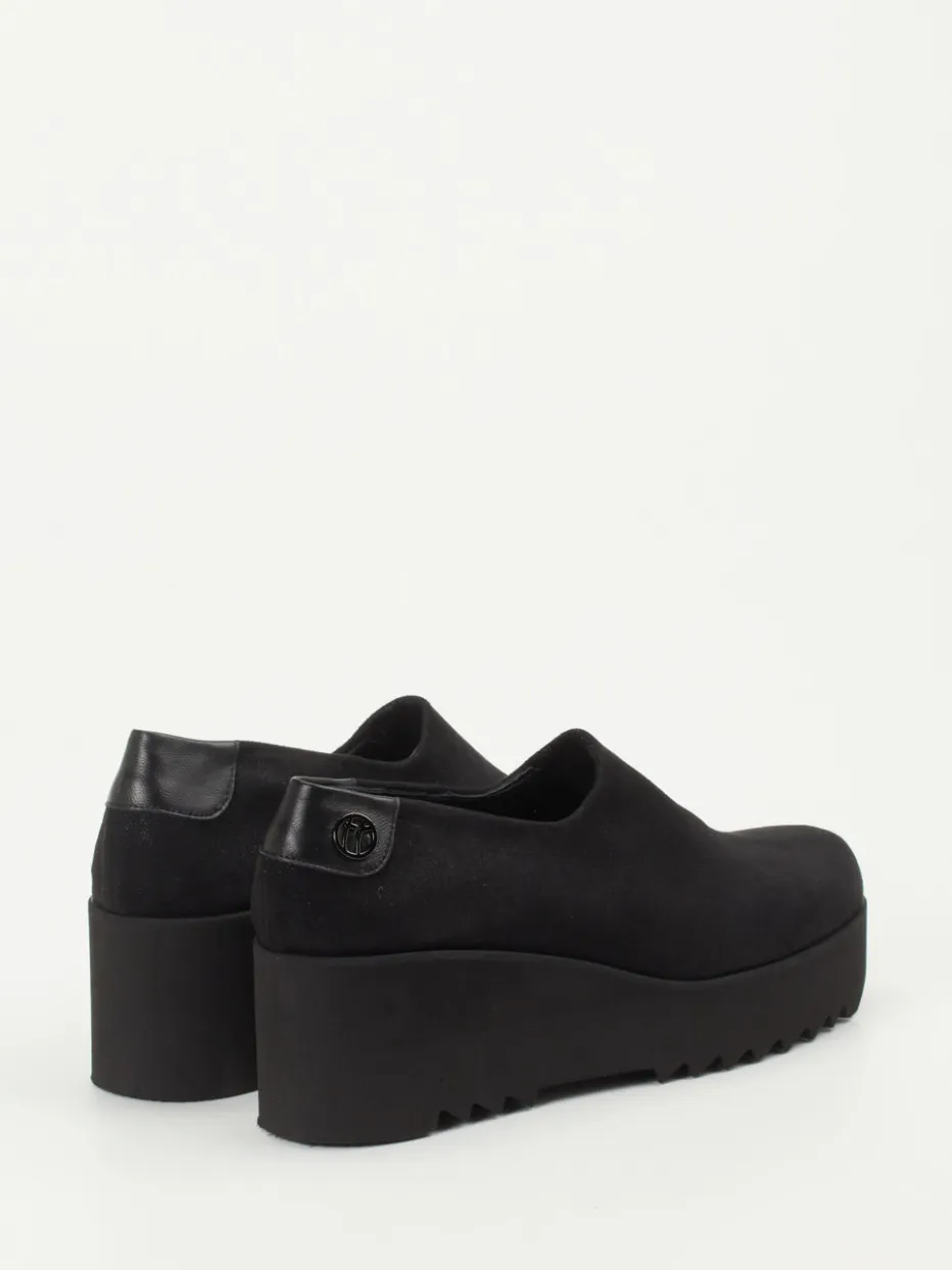 Damen Thierry Rabotin – Plateau-Slipper aus Metallicleder