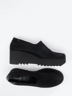 Damen Thierry Rabotin – Plateau-Slipper aus Metallicleder