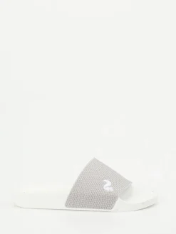 Damen Thies – Badepantolette aus Textil in Hell