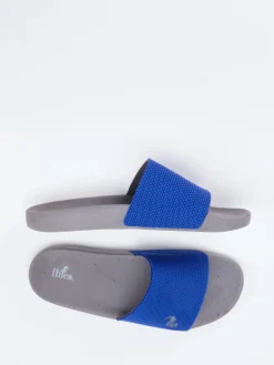 Herren Thies – Badeschlappe aus Textil in Kobalt