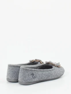 Damen Thies – Ballerina-Hausschuh aus Filz in