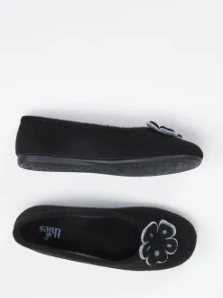 Damen Thies – Ballerina-Hausschuh aus Wolle