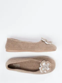 Damen Thies – Ballerina-Hausschuh aus Filz