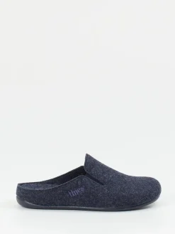 Herren Thies – Filzpantoffeln aus weichem Filz dunkel