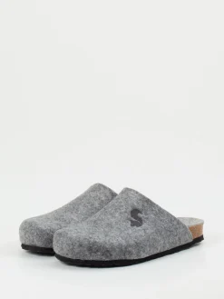 Damen Thies – Filzpantoffeln aus Wollmix in