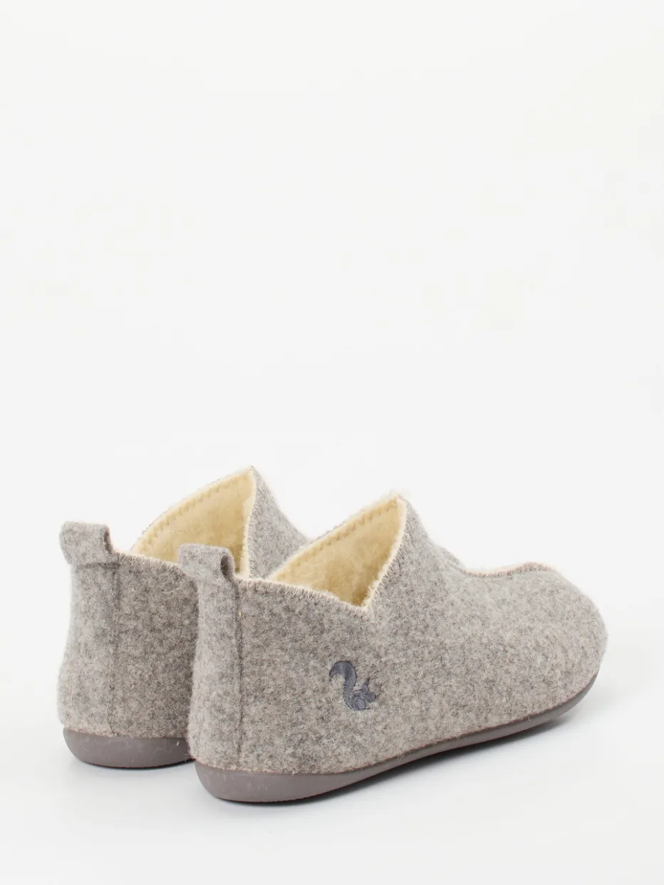 Damen Thies – Filzpantoffeln aus Wollfilz mittel