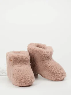 Damen Thies – Hausschuh-Booties aus Fell in Alt