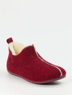 Damen Thies – Hüttenschuhe aus Wollfilz Dunkel