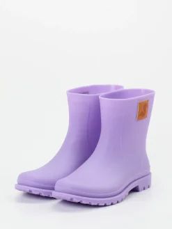 Damen Thies – Kurzschaft-Gummistiefel aus veganem Material Flieder