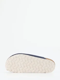 – Pantoffeln aus Veloursleder Dunkel*Thies New