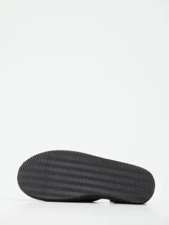 Herren Thies – Pantoffeln aus Veloursleder dunkel