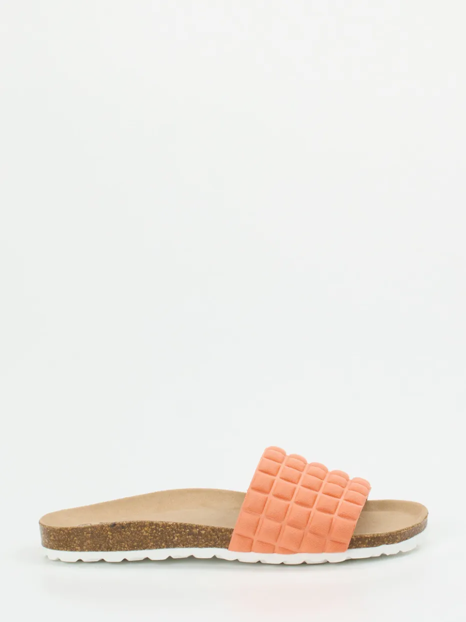 Damen Thies – Pantolette aus Textil in Koralle