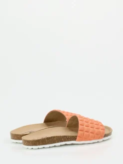 Damen Thies – Pantolette aus Textil in Koralle