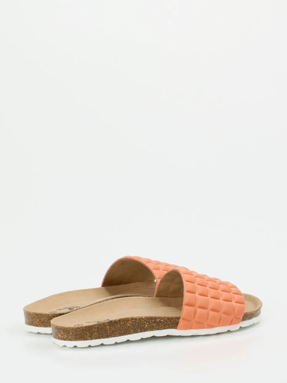 Damen Thies – Pantolette aus Textil in Koralle