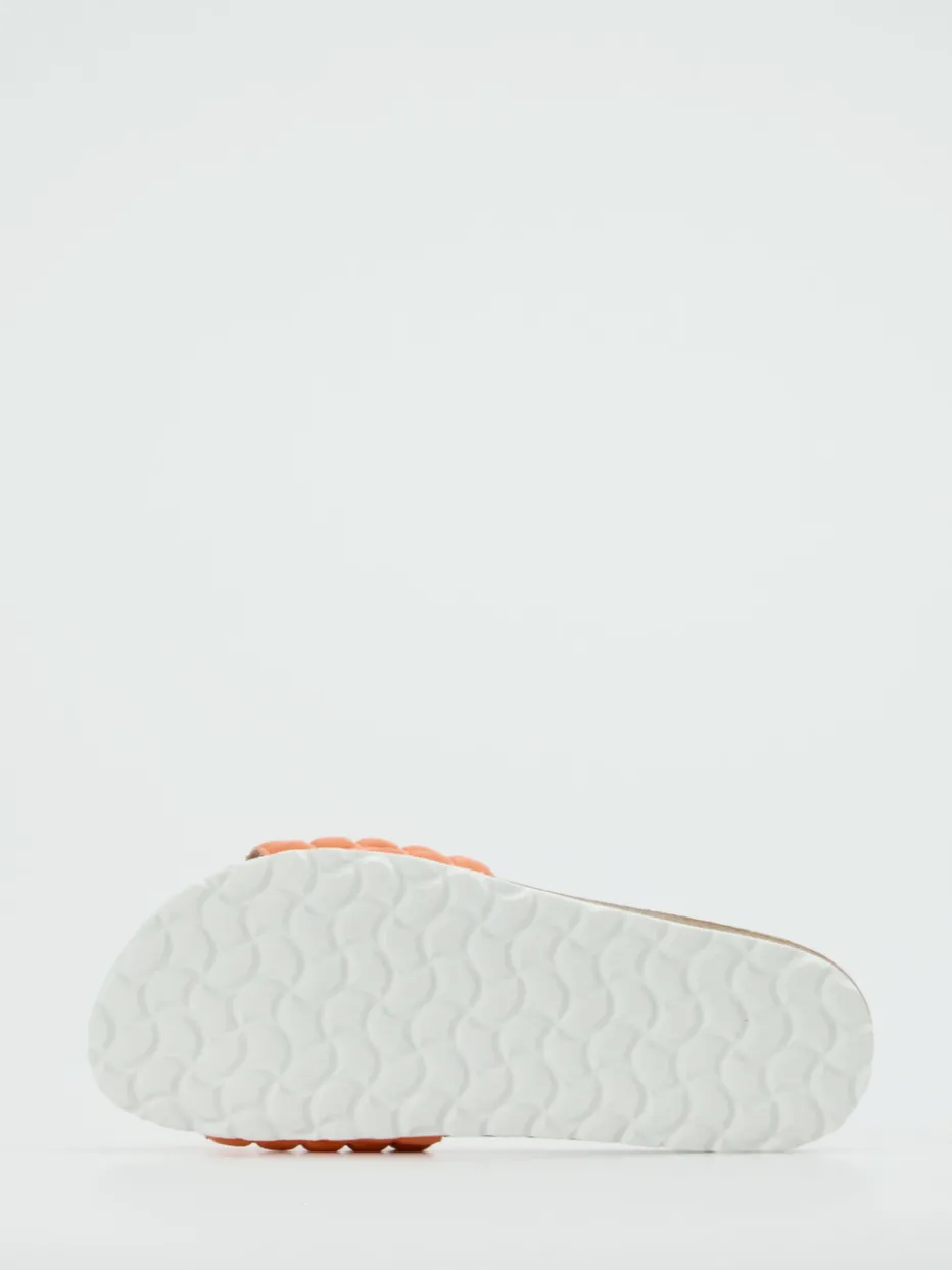 Damen Thies – Pantolette aus Textil in Koralle