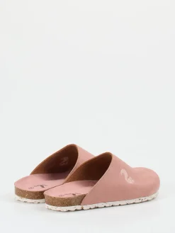 Damen Thies – Pantoletten aus Veloursleder in Alt