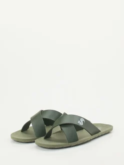 – Slides aus Synthetik in Oliv*Thies Clearance