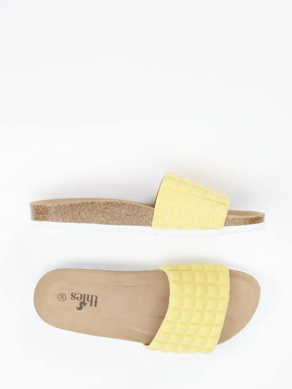 Damen Thies – Slides aus Textil in Pastell