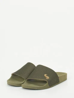 – Slides aus Textilmesh in Oliv*Thies