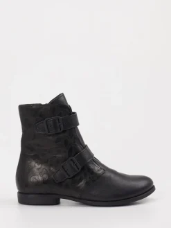 Damen Think – Biker-Stiefelette aus Leder in