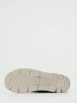 Damen Think – Chelsea Boots aus Veloursleder in Taupe