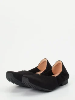 Damen Think – Komfort-Ballerinas aus Veloursleder