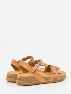 – Komfortsandalen aus Veloursleder hell*Think Clearance