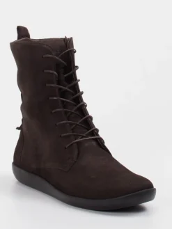 – Schnürboots aus Veloursleder Dunkel*Think Best