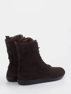 – Schnürboots aus Veloursleder Dunkel*Think Best