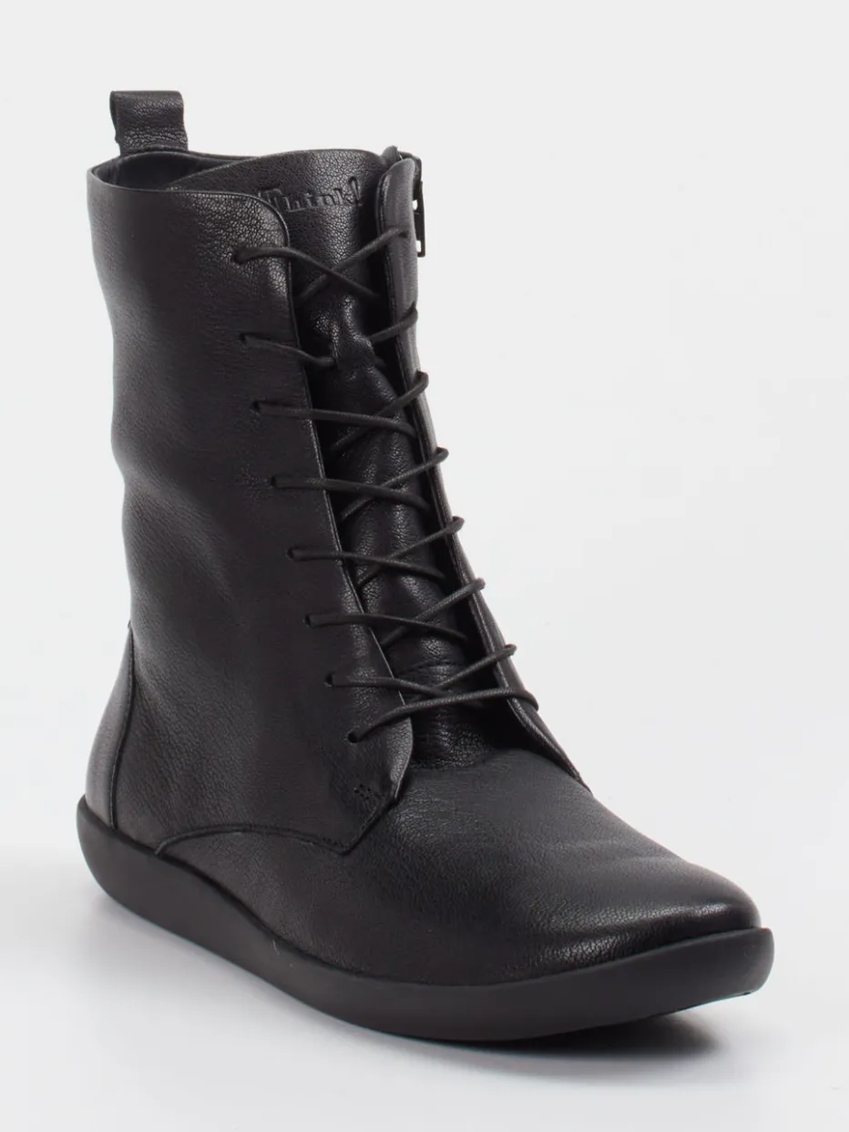 – Schnür-Boots aus Ziegenleder*Think Discount