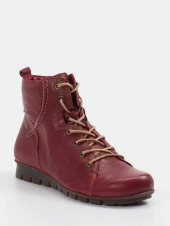 Damen Think – Schnürboots aus Ziegenleder wein