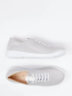 Damen Think – Schnürschuh aus Kalbleder hell