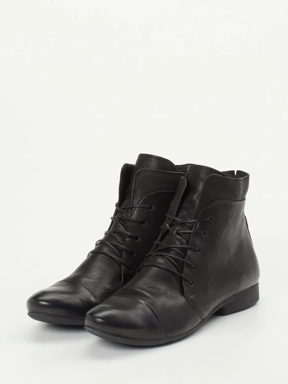 Damen Think – Schnürstiefelette aus Kalbleder