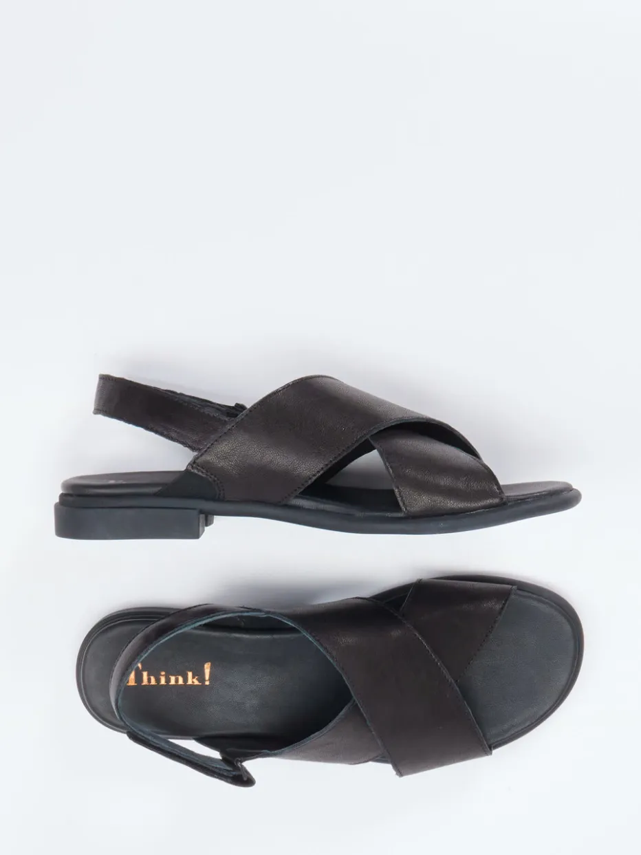 Damen Think – Slingback-Sandalen aus Kalbleder