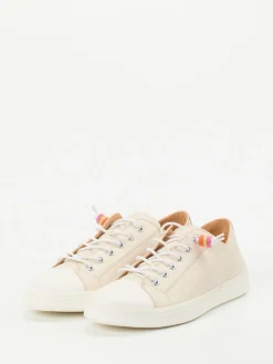 – Sneaker aus Kalbleder in Cremeweiß*Think Best