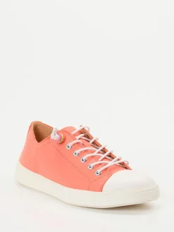 Damen Think – Sneaker aus Kalbleder in Korallrosa