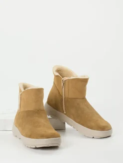 Damen Think – Stiefeletten aus Veloursleder