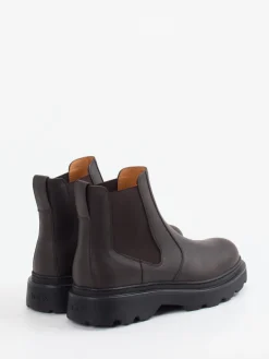Herren Tod's – Chelsea Boots aus Glattleder Dunkel