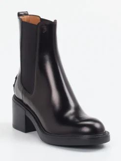 Damen Tod's – Chelsea Boots aus Hochglanzleder