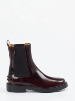 – Chelsea Boots aus Hochglanzleder Bordeaux*Tod's Best