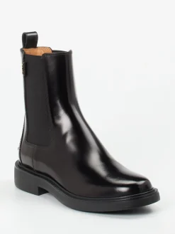 Damen Tod's – Chelsea Boots aus Hochglanzleder