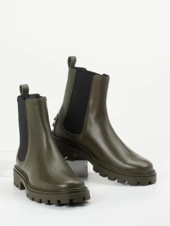 – Chelsea Boots aus Kalbleder Oliv*Tod's Best